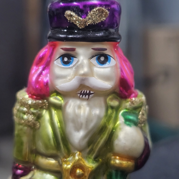 Nutcracker Ornament Vintage Rauch  Glass, Makers of Christopher Radko Christmas - Picture 1 of 8